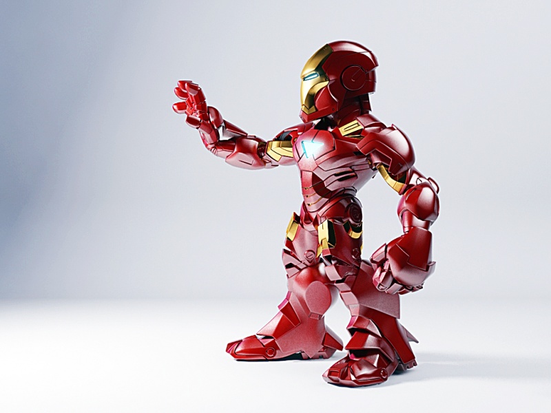 Iron Man 2: Mark VI Super Deformed Statue