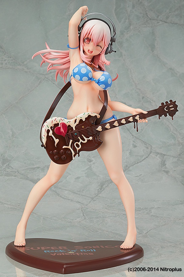 Nitro Super Sonico: Sonico Rock 'N' Roll Valentine 1/6 Scale Fig