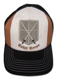 Cap: Attack on Titan - Cadet Crops Brown/White