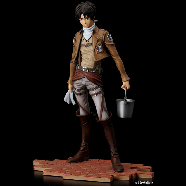 Attack On Titan: Eren Jaeger Cleaning Ver BRAVE-ACT Figure