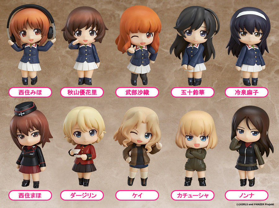 Nendoroid Petite Girls und Panzer