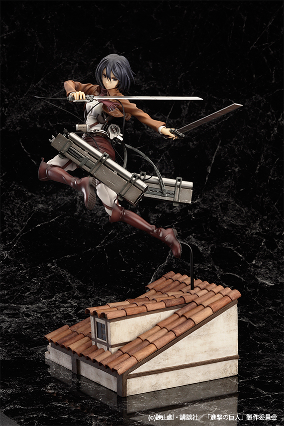 ATTACK ON TITAN - MIKASA ACKERMAN DX VERSION. SCALE FIGURE 1/8TH